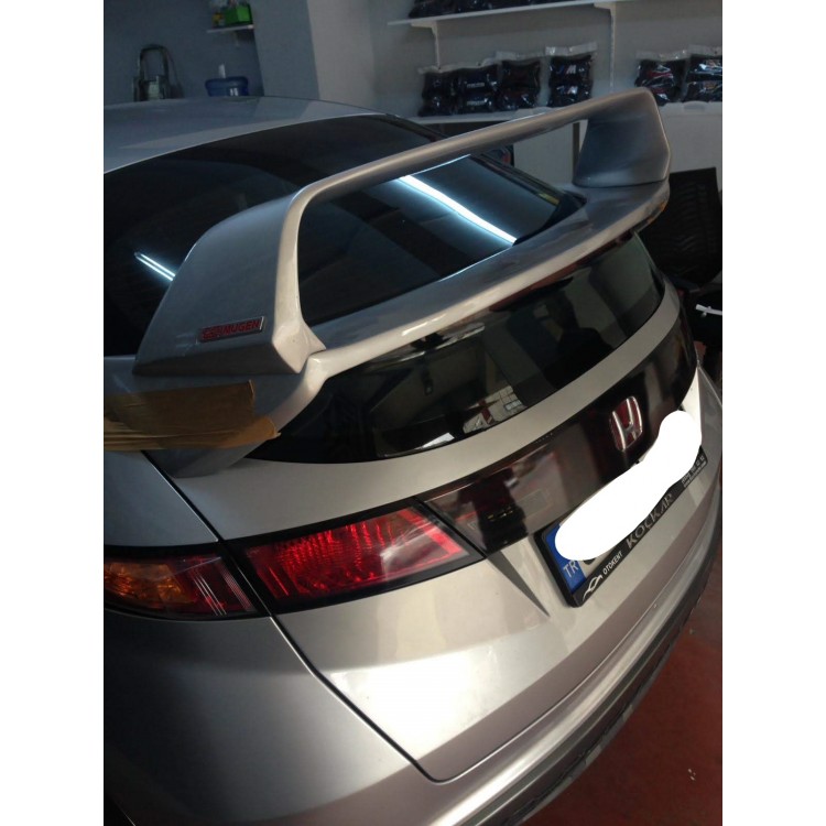 Honda Civic 2008 Hatchback 2 Katlı Bagaj Spoyler-Arka Rüzgarlık (Özel Yapım)